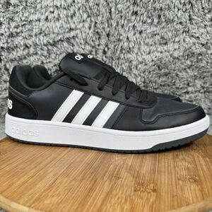 Adidas Hoops 2.0 Men's 13 Shoes Sneakers Leather Comfort